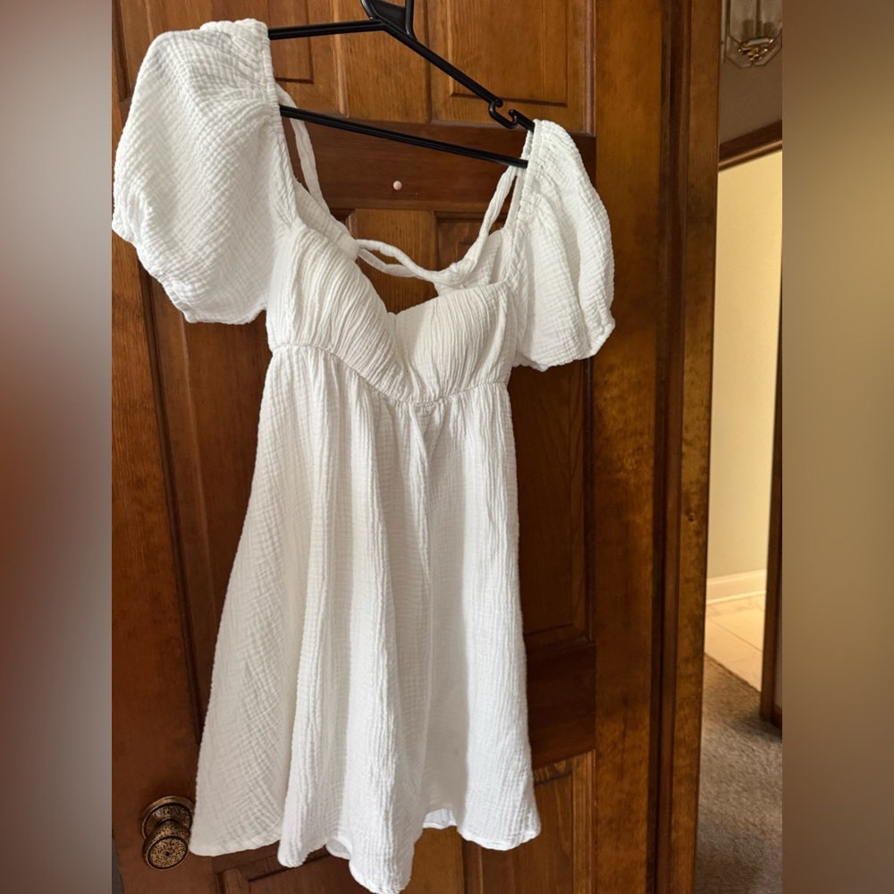 Princess Polly Ivory Textured Dress